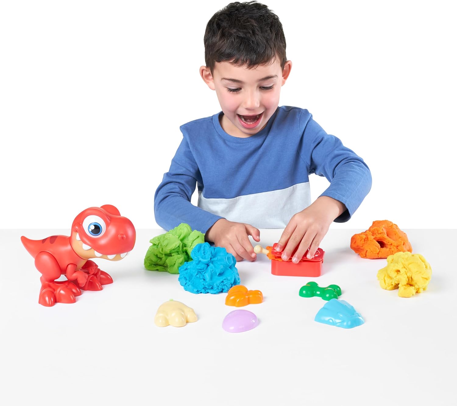 Thumbnail 4 de ZURU SMASHERS 74115B Junior T-Rex Dino Dig Egg Sensory Build Toy