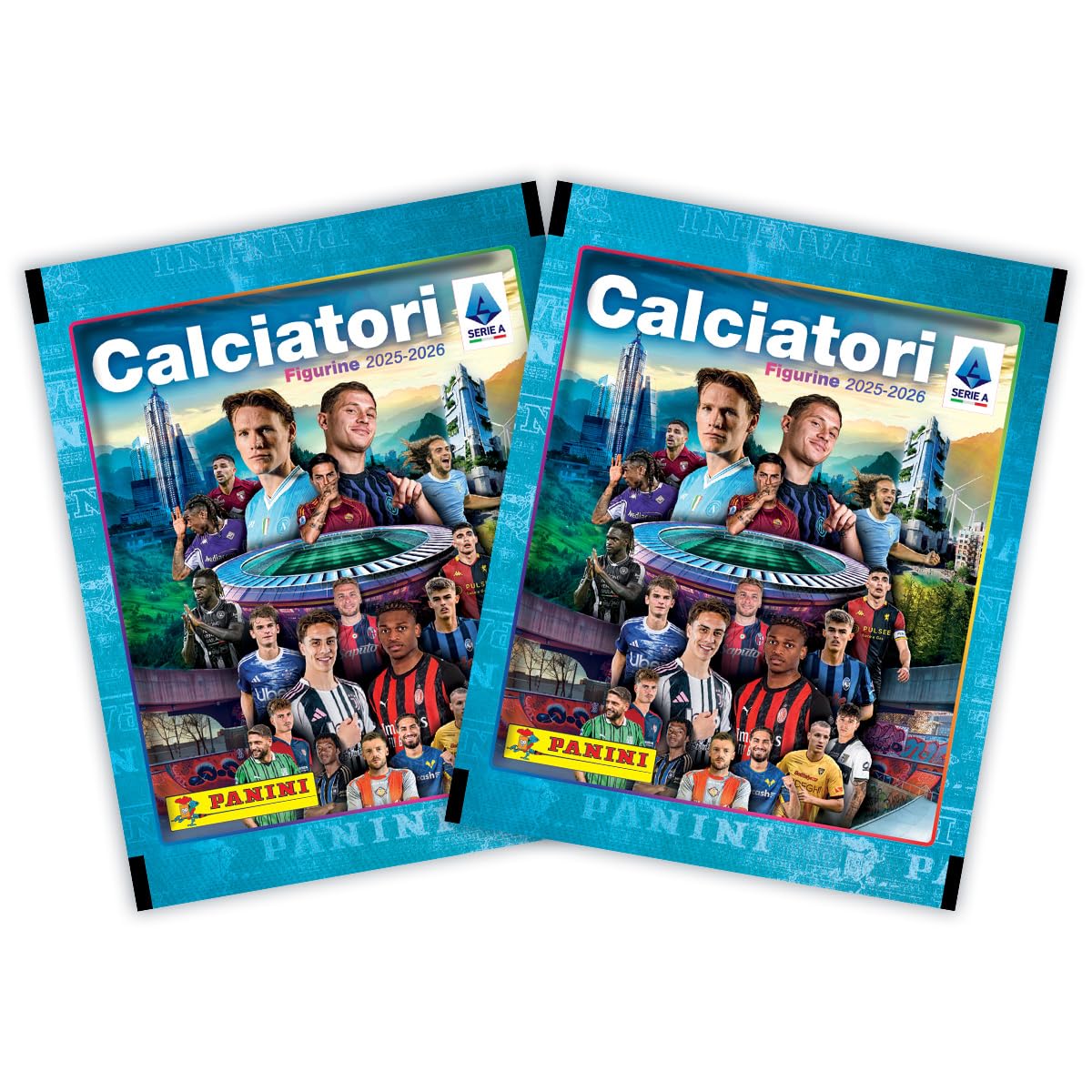 Detalle de Panini Calciatori 2025-2026 Special Pack – album och 27 paket