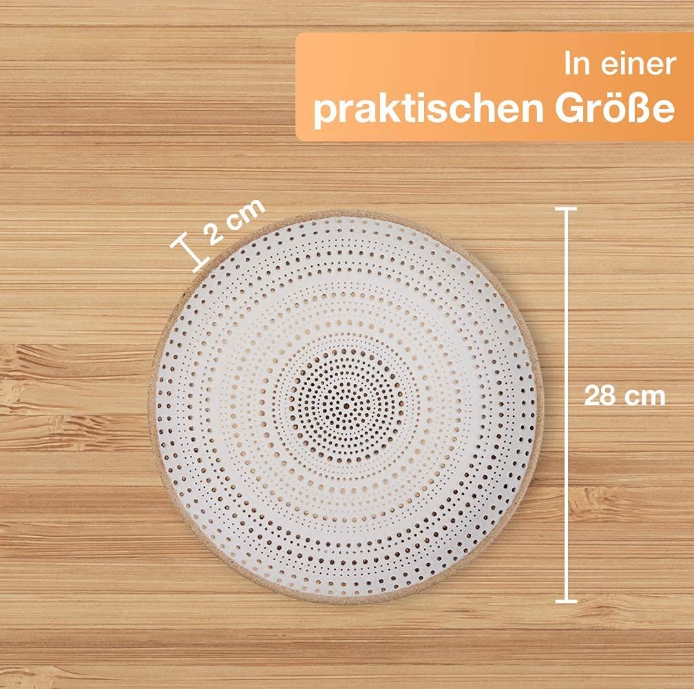 Thumbnail 3 de Flanacom Plato Decorativo Premium de Madera 🍽️ Elegancia Moderna