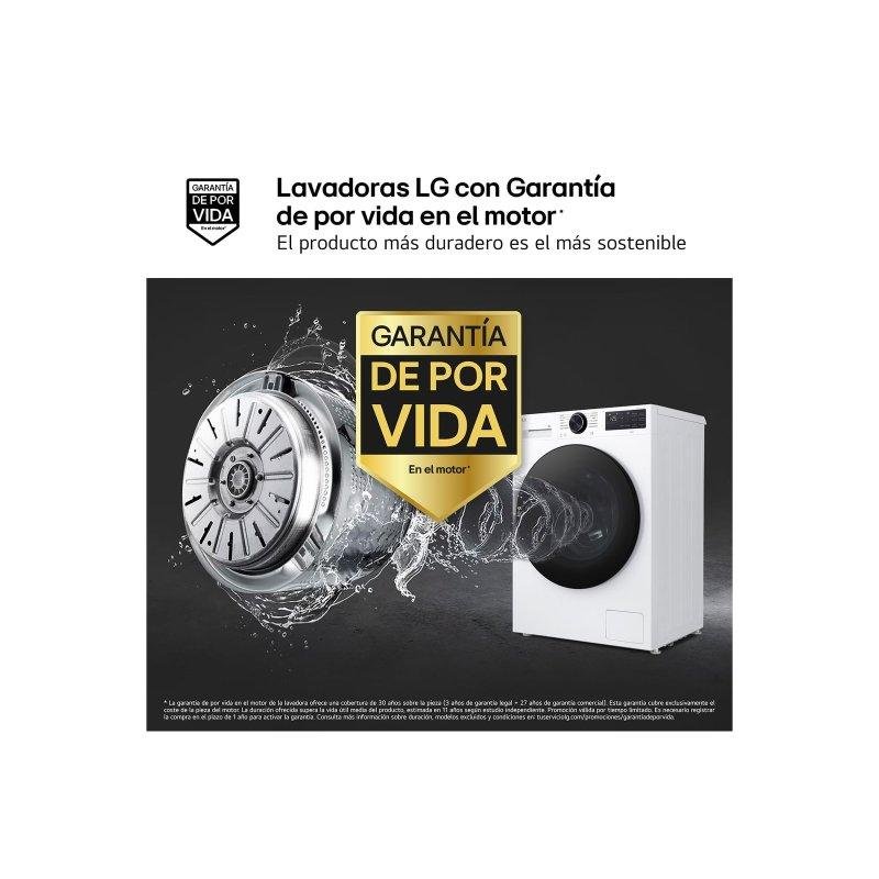 Thumbnail 2 de Lavadora LG 8 kg F2X50S8TLB con AI Direct Drive y TurboWash 360º