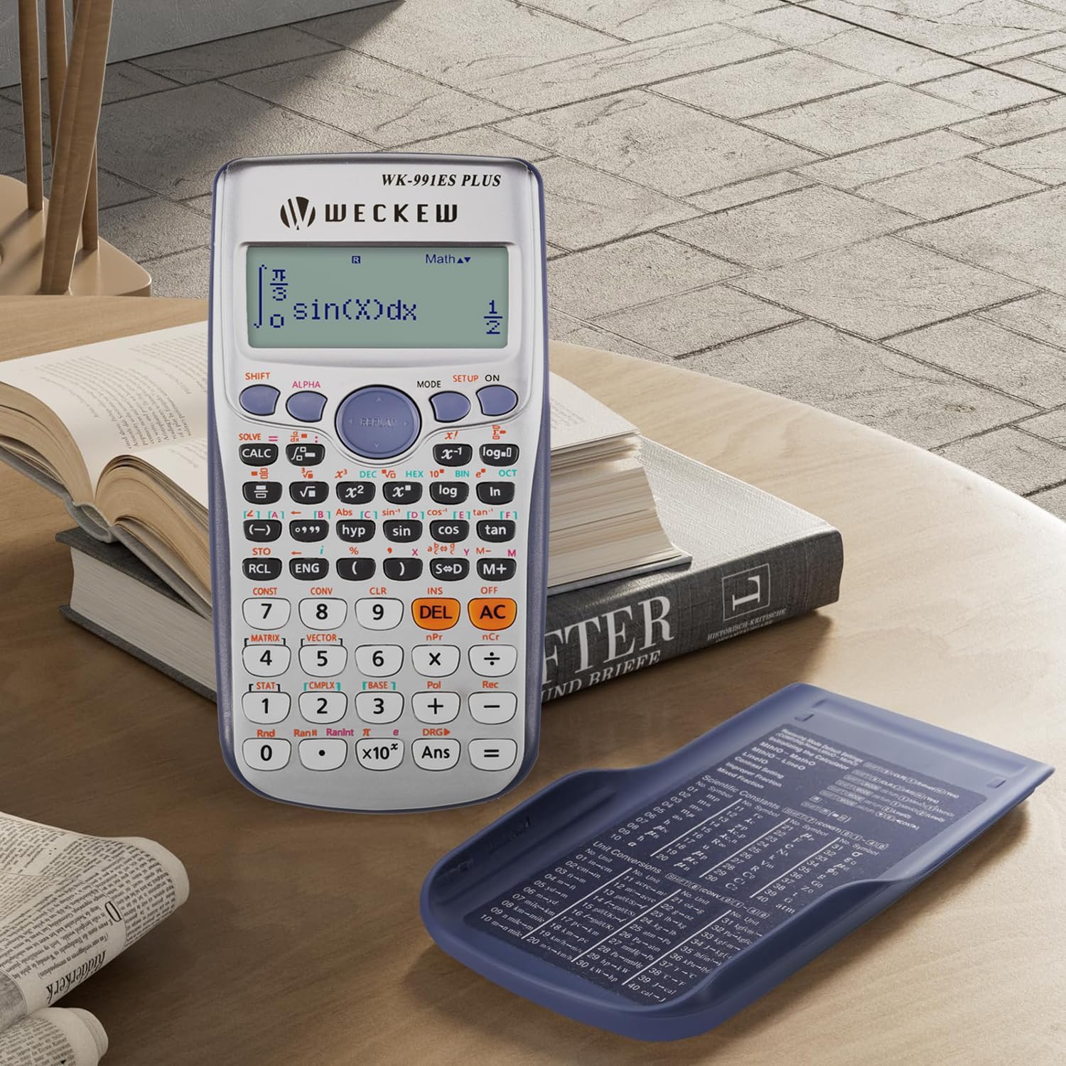 Thumbnail 5 de WECKEW 991ES PLUS scientific calculator with 417 functions (dual-line 12-digit display)