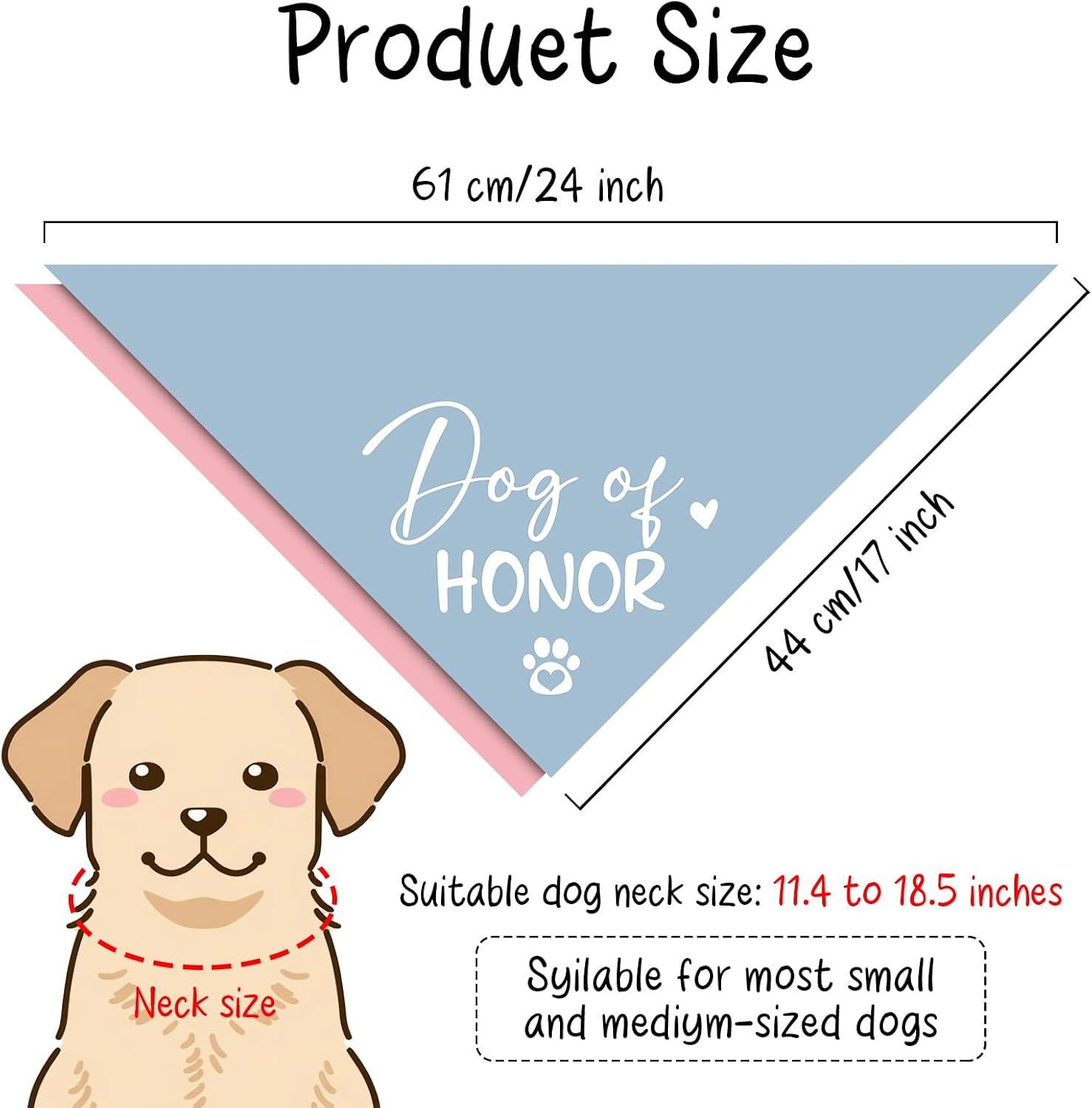 Detalle 2 de Dog Wedding Bandanas, 2-Pack