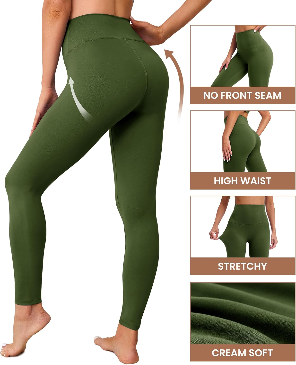 Detalle de VALANDY Women's Leggings 4-Pack