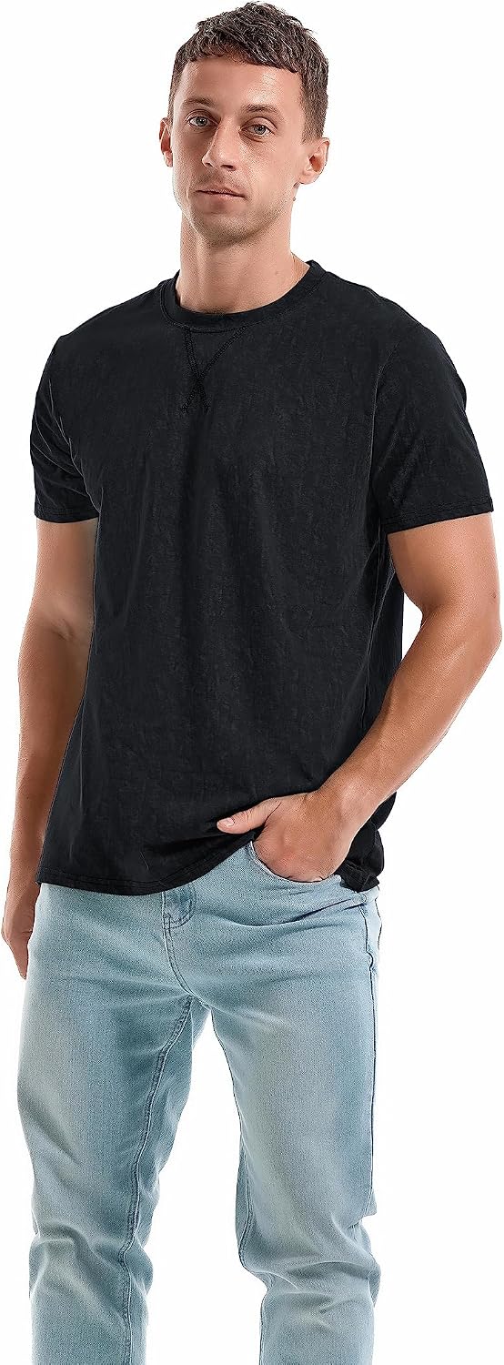 Detalle de KLIEGOU Men's T-Shirt 95% Cotton