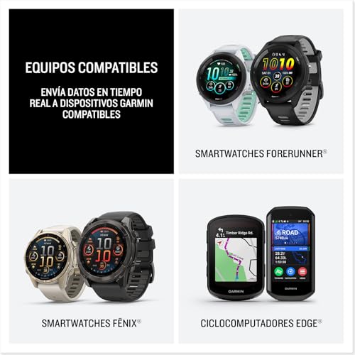 Thumbnail 4 de Garmin HRM-200, monitor de frecuencia cardiaca M-XL, resistente al agua y lavable