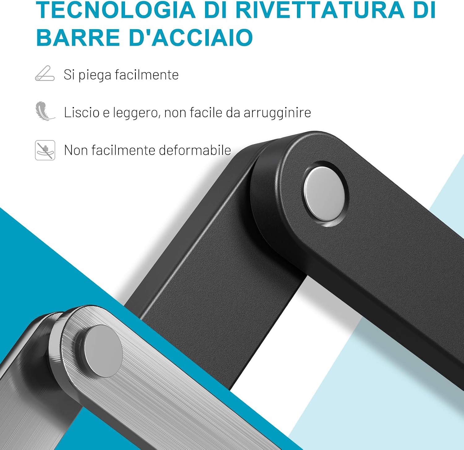 Detalle 2 de TECHCYC Lucchetto pieghevole 86 cm per bici