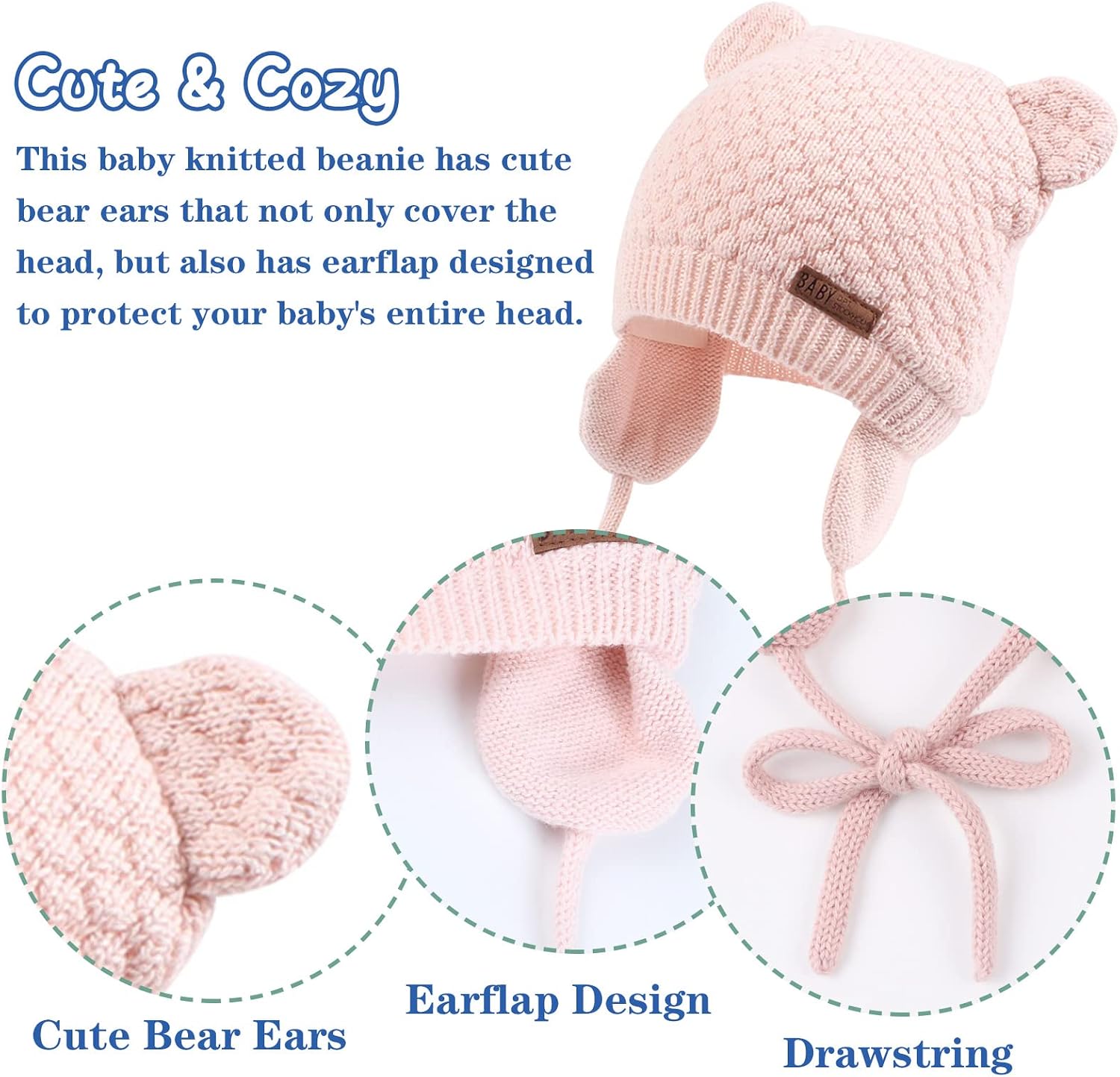 Thumbnail 3 de XIAOHAWANG Baby Wintermütze – 3 Größen