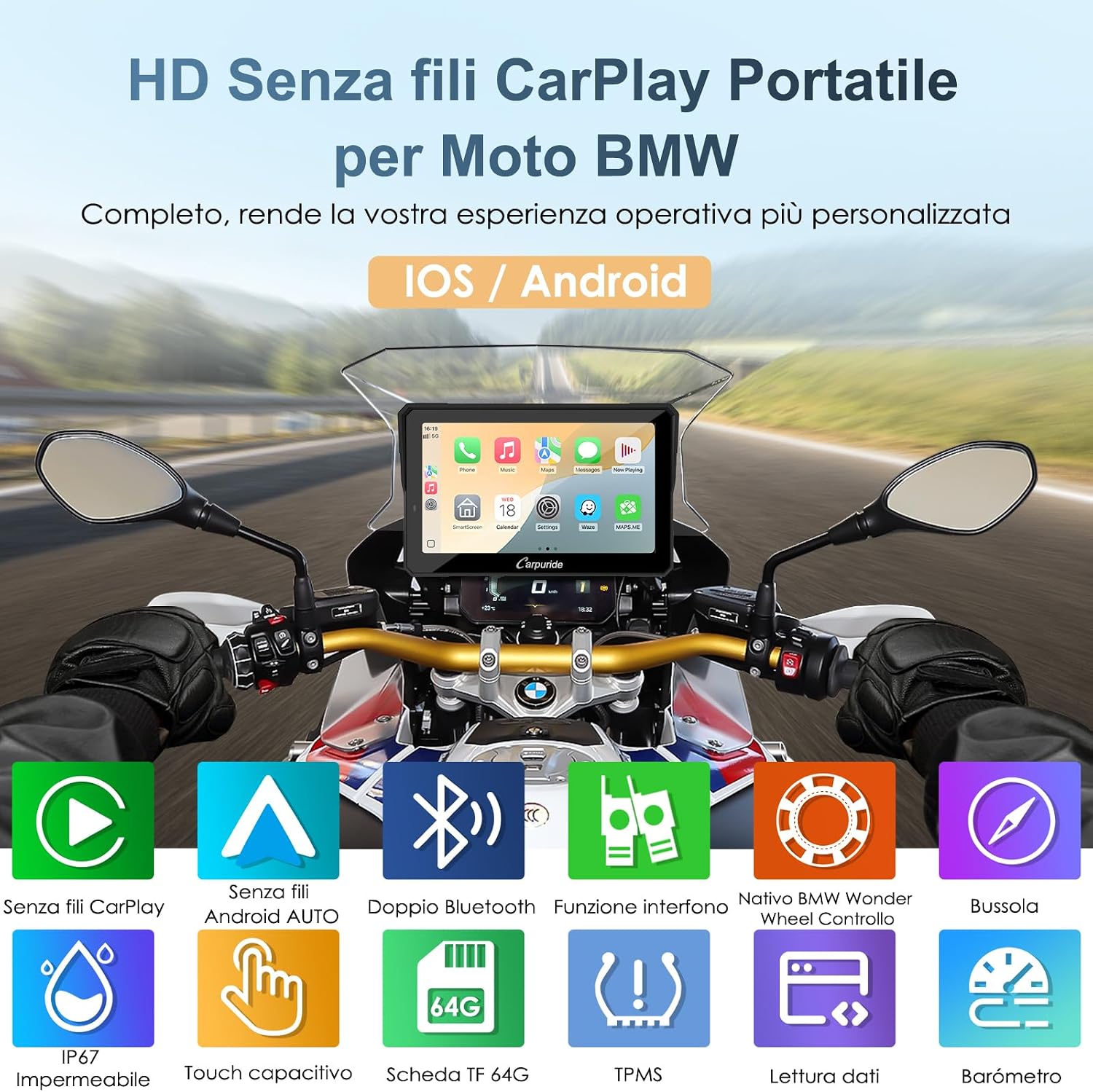 Thumbnail 2 de Carpuride W702BS Pro CarPlay 7 Pollici