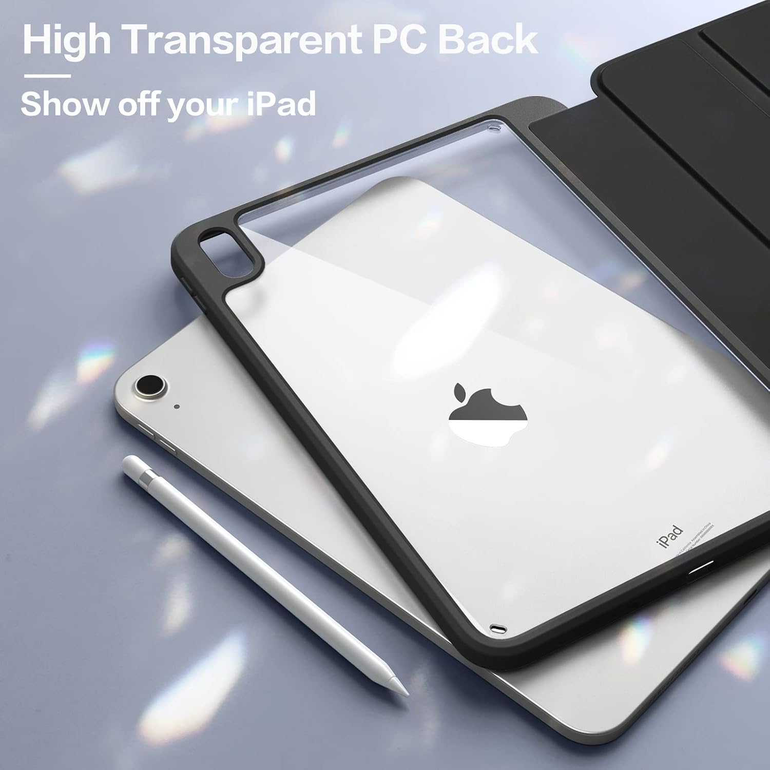 Detalle de Vobafe Case for iPad A16 11th Gen 11-inch — clear PC folio