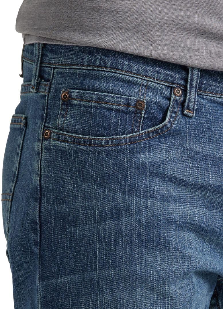 Detalle de Wrangler Authentics Jeanshose für Herren – Regular Fit mit elastischem Bund