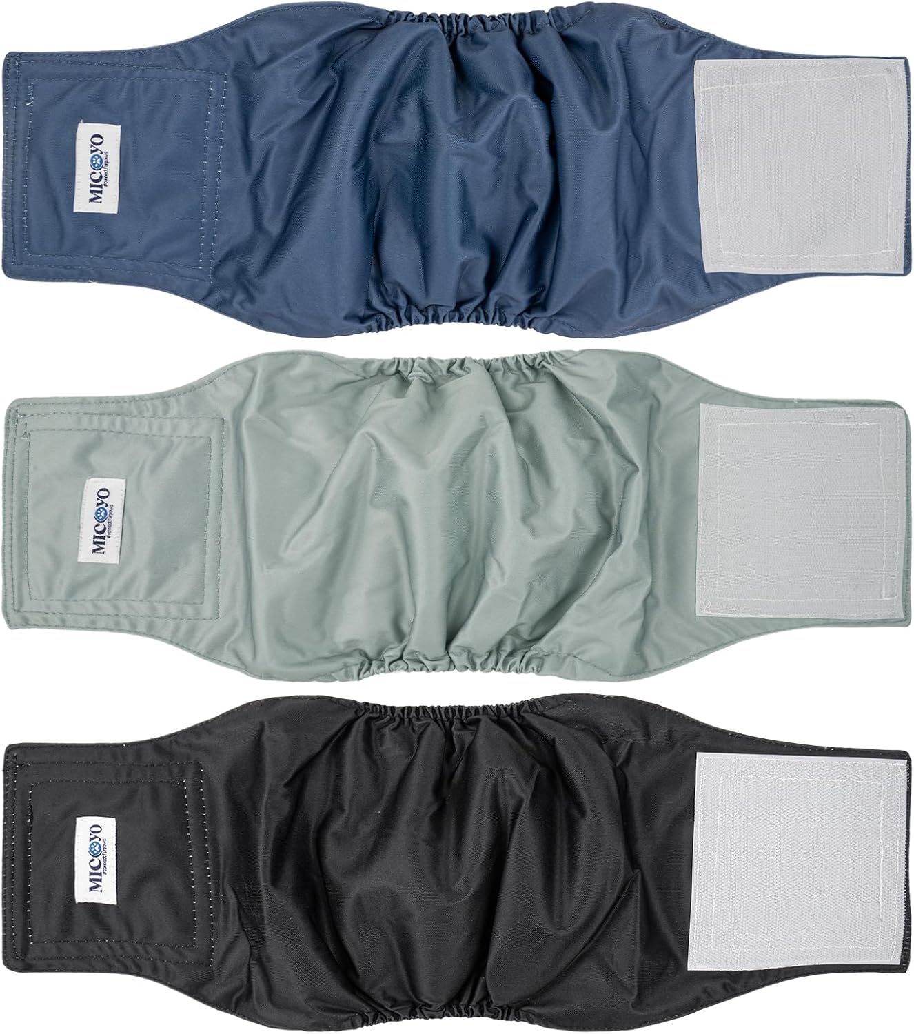 Thumbnail 6 de MICOOYO Reusable Male Dog Belly Bands (Pack of 3) – XL