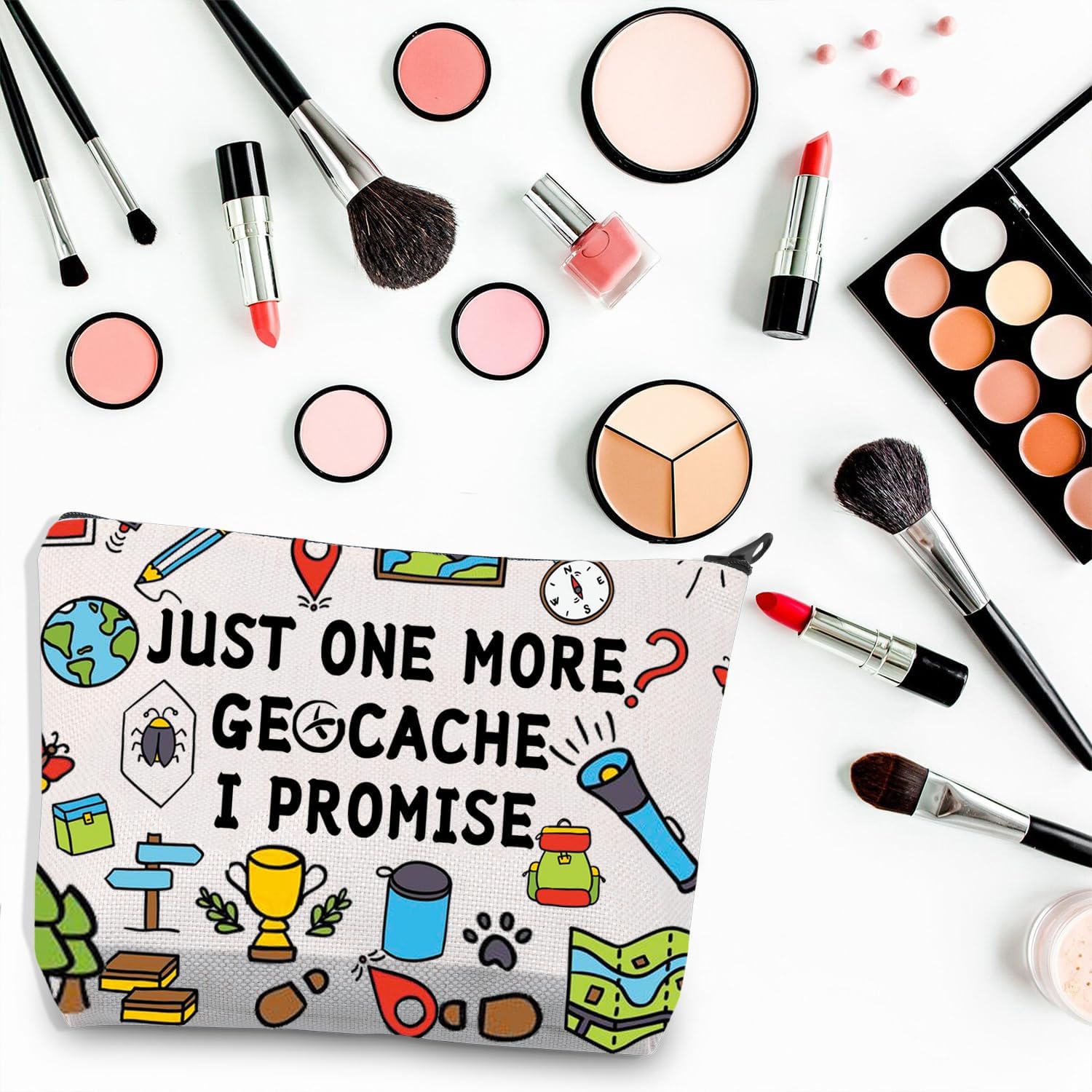 Detalle de BDPWSS Geocaching Makeup Bag, Canvas
