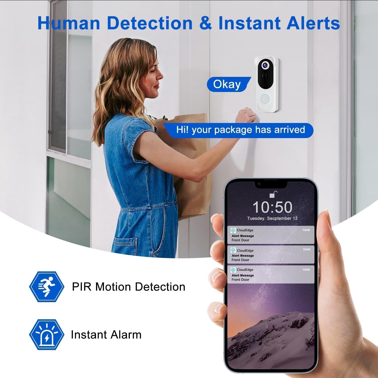 Thumbnail 2 de KAMEP Wireless Video Doorbell 2K HD