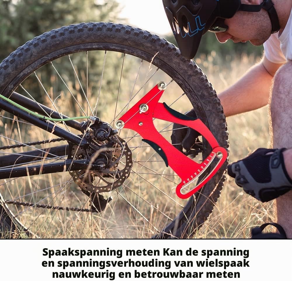 Detalle 2 de mizikuu B-bicyST spaakspanningsmeter met 2 spaaksleutels