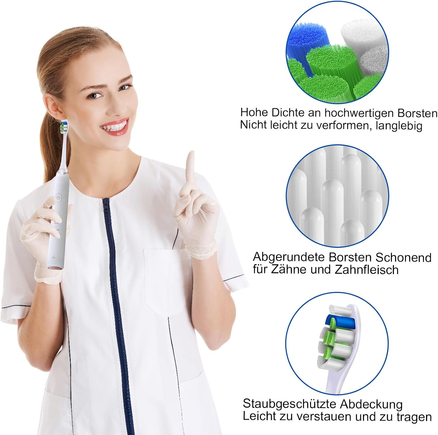 Thumbnail 5 de Philips Sonicare 16er Precision Clean Ersatzbürsten