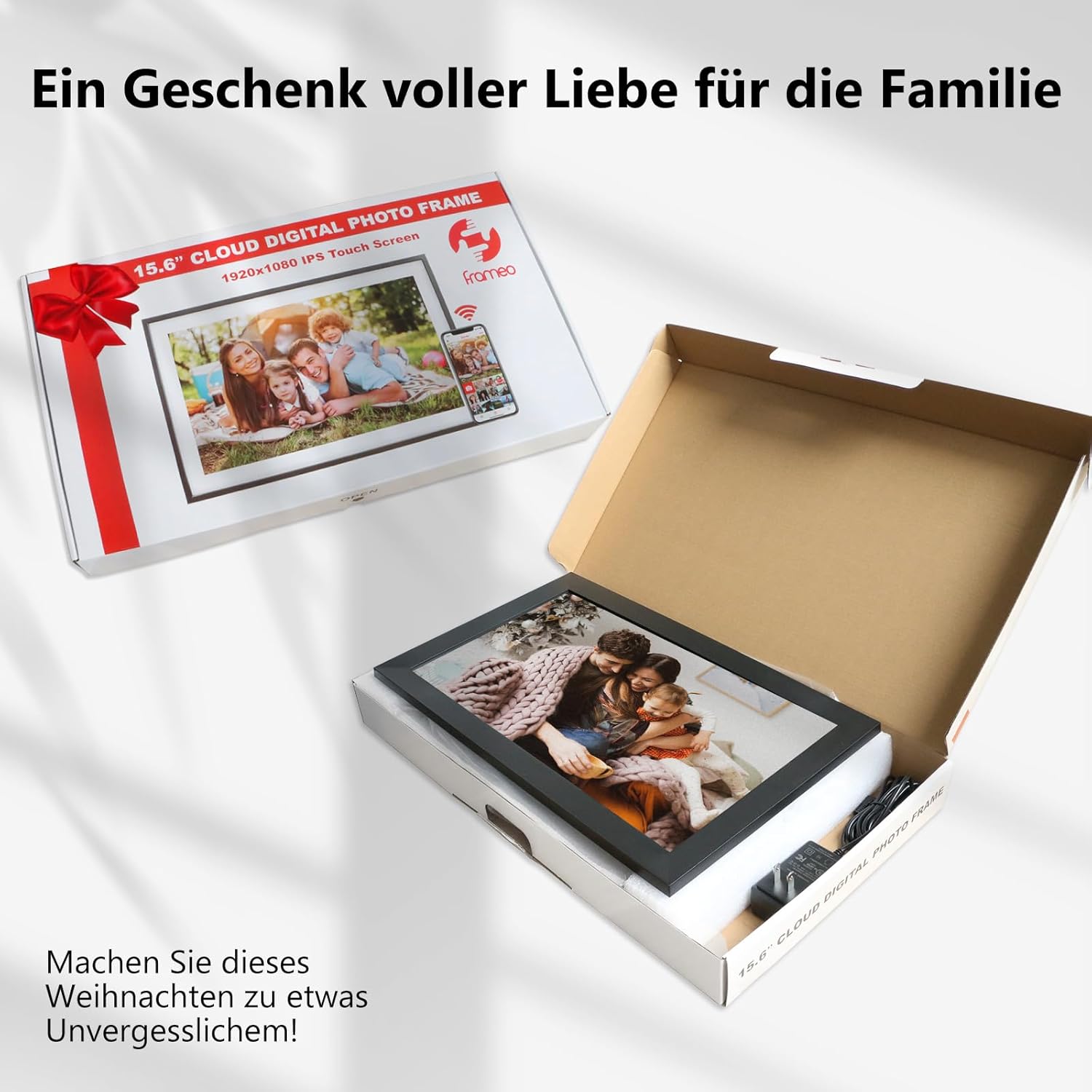 Thumbnail 6 de Frameo Digital Photo Frame 15,6" Full‑HD Bilderrahmen