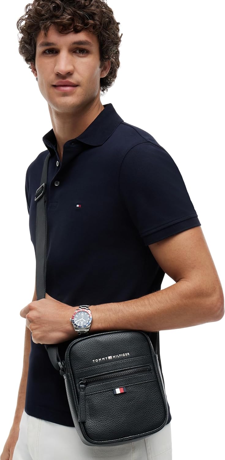 Thumbnail 2 de Tommy Hilfiger Uomo Essential PU Mini Reporter Piccola – borsa a tracolla compatta