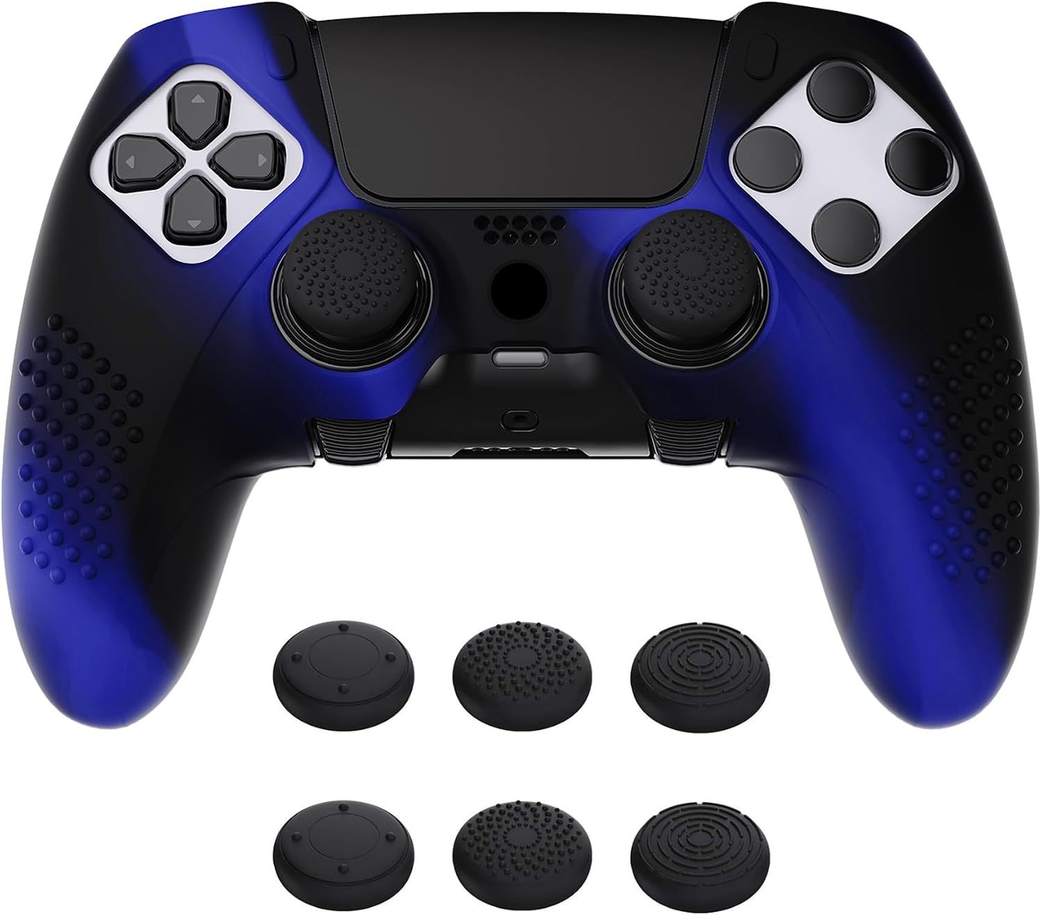 Detalle de PlayVital 3D Studded Anti‑Slip Cover for PS5 Edge
