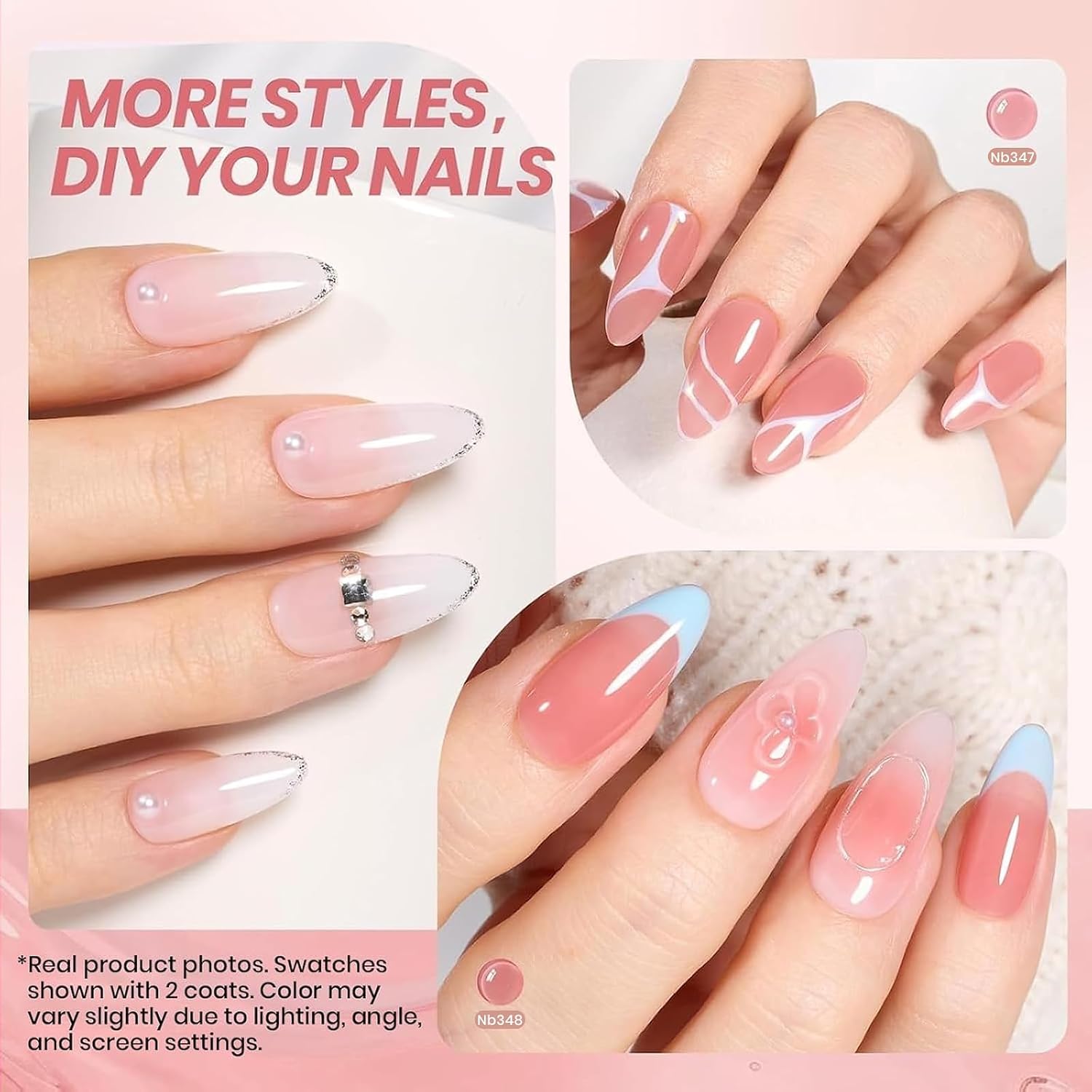 Thumbnail 2 de Beetles Jelly Gel Polish Whispers of Love Set