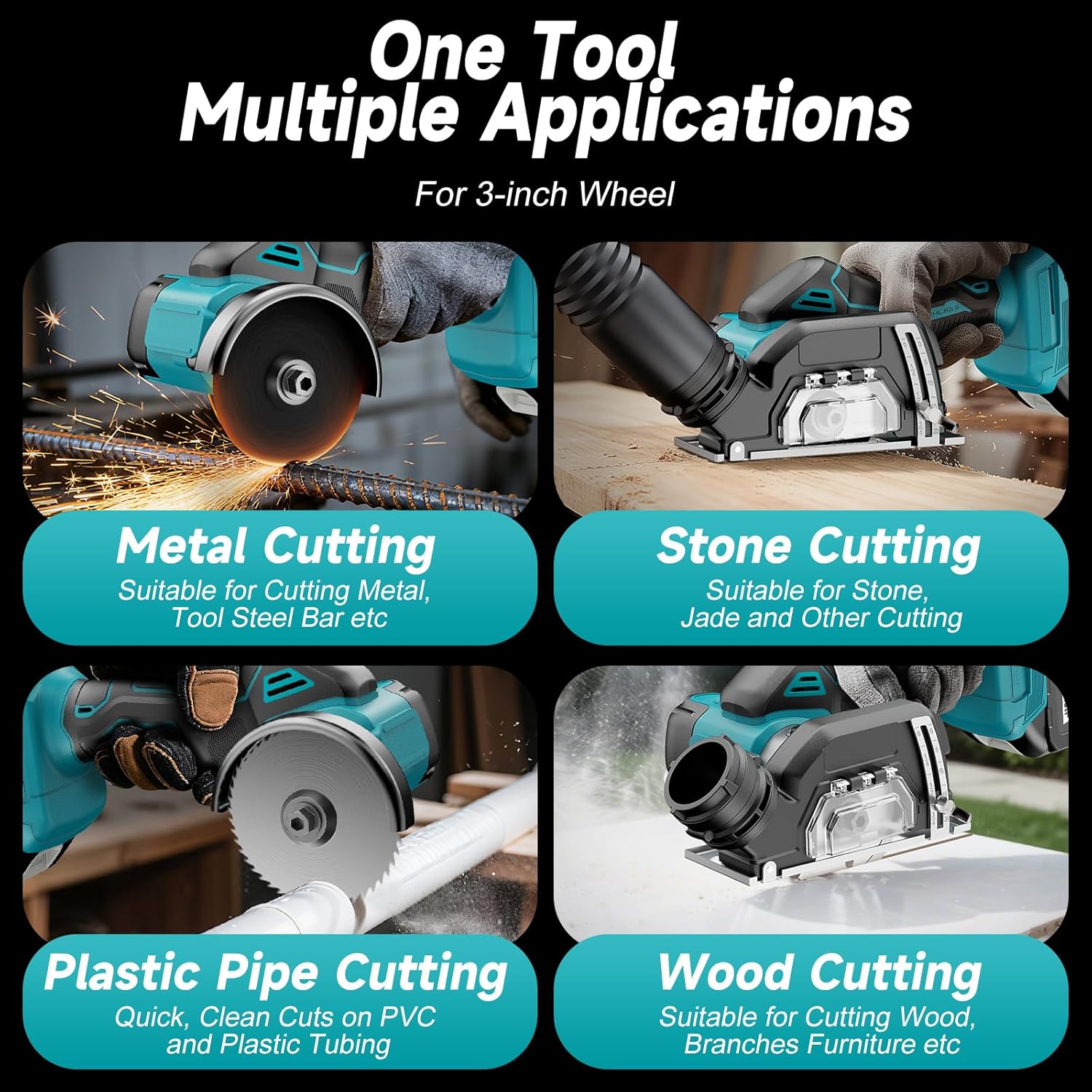 Thumbnail 6 de Yofuly Mini Meuleuse 18V 76mm