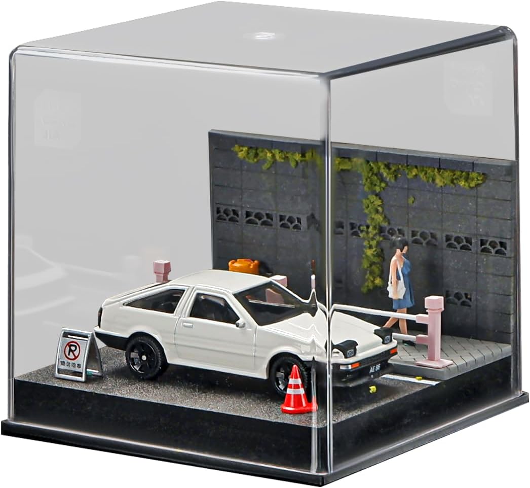 Detalle de kivcmds 1:64 Diecast Car Display Case with Clear Acrylic Diorama