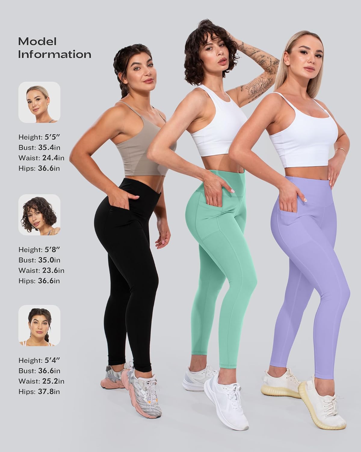 Thumbnail 5 de CHRLEISURE High-Waist Pocket Yoga Pants for Women 🧘♀