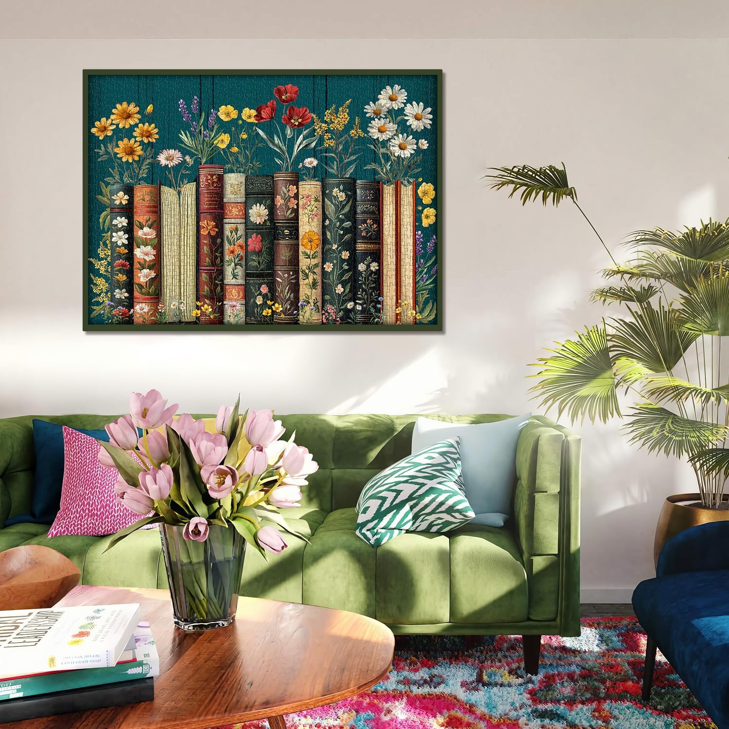 Thumbnail 5 de Vintage Wildflower Book Puzzle 1000 Pieces 📦