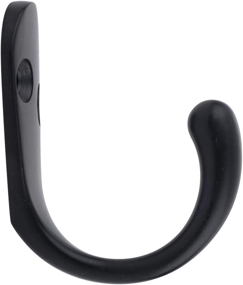 Thumbnail 1 de Amazon Basics AB4800-FB-5 Robe Hook, Flat Black – 5-Pack