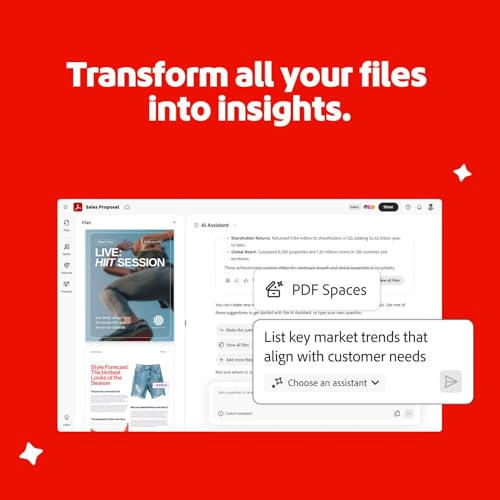 Detalle 2 de Adobe Acrobat Studio: 12-Month PDF Software with AI Insights
