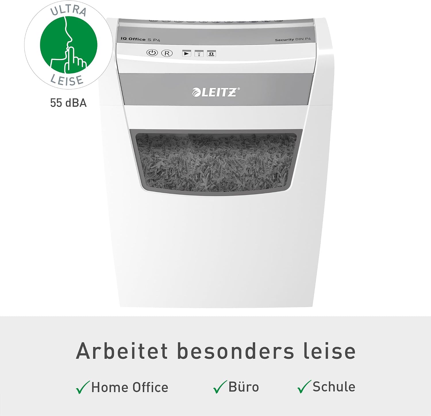 Detalle de Leitz IQ Aktenvernichter P4 mit 23L