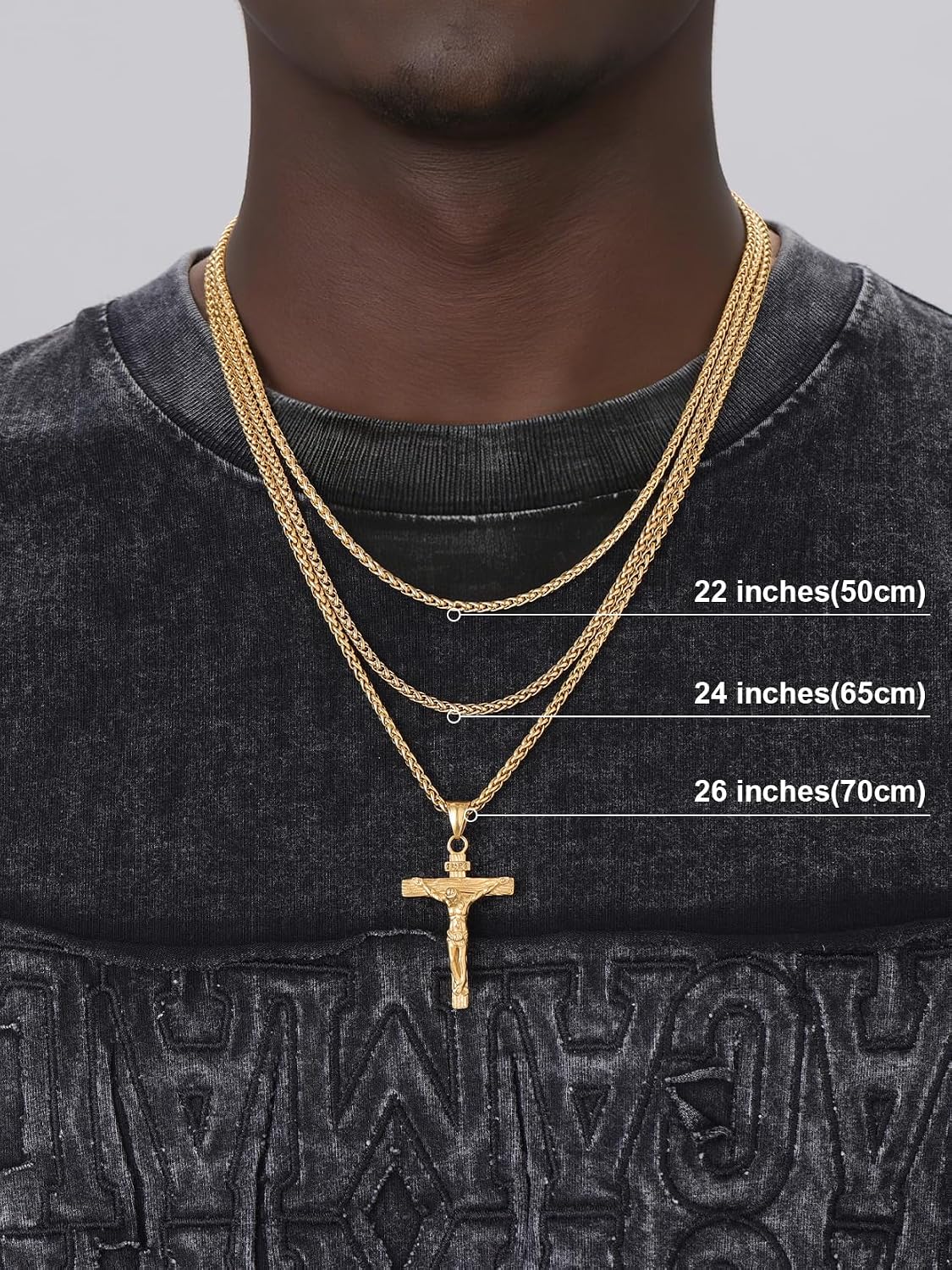 Thumbnail 2 de U7 Collier Croix 52 mm