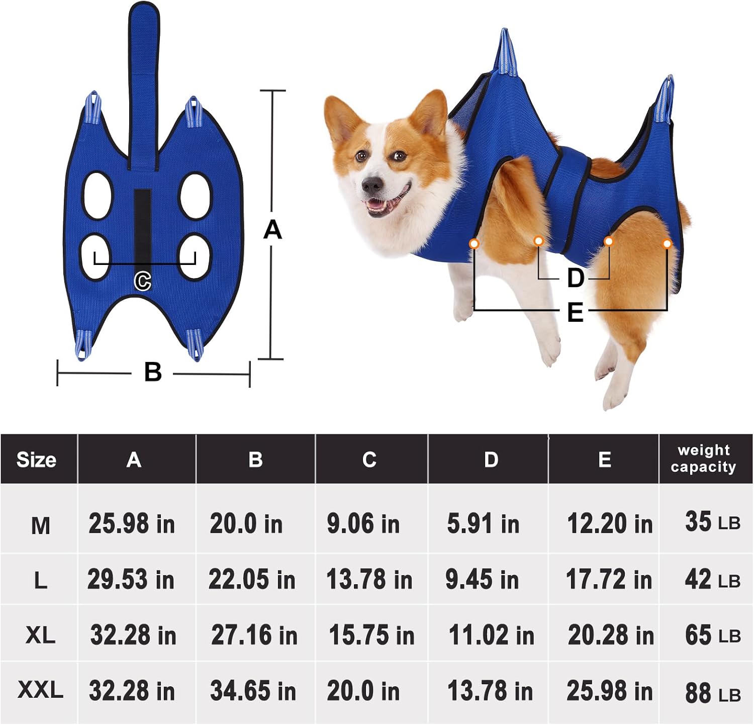 Detalle de Kkiimatt Dog Grooming Hammock: Practical in-home nail trimming for medium dogs and giant cats