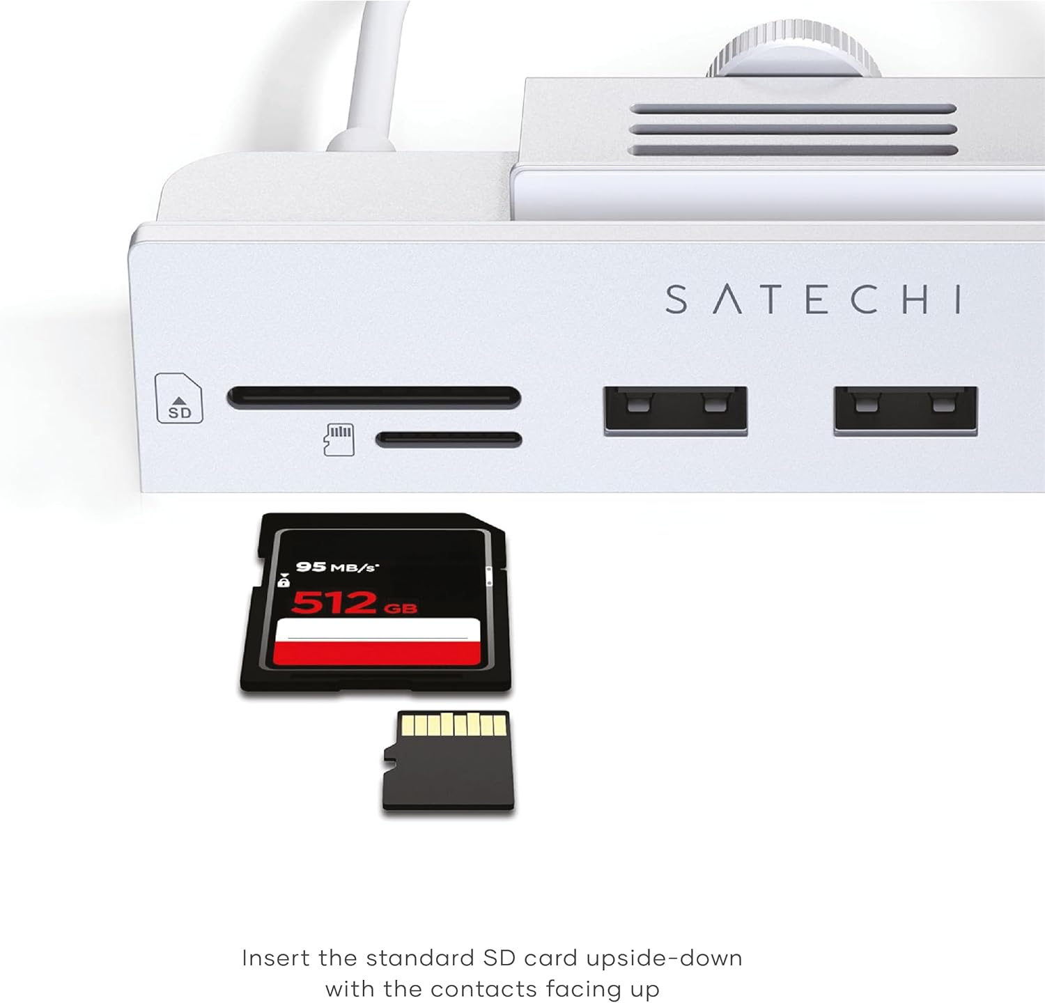 Thumbnail 2 de SATECHI Hub USB-C para iMac con Abrazadera y lectores card