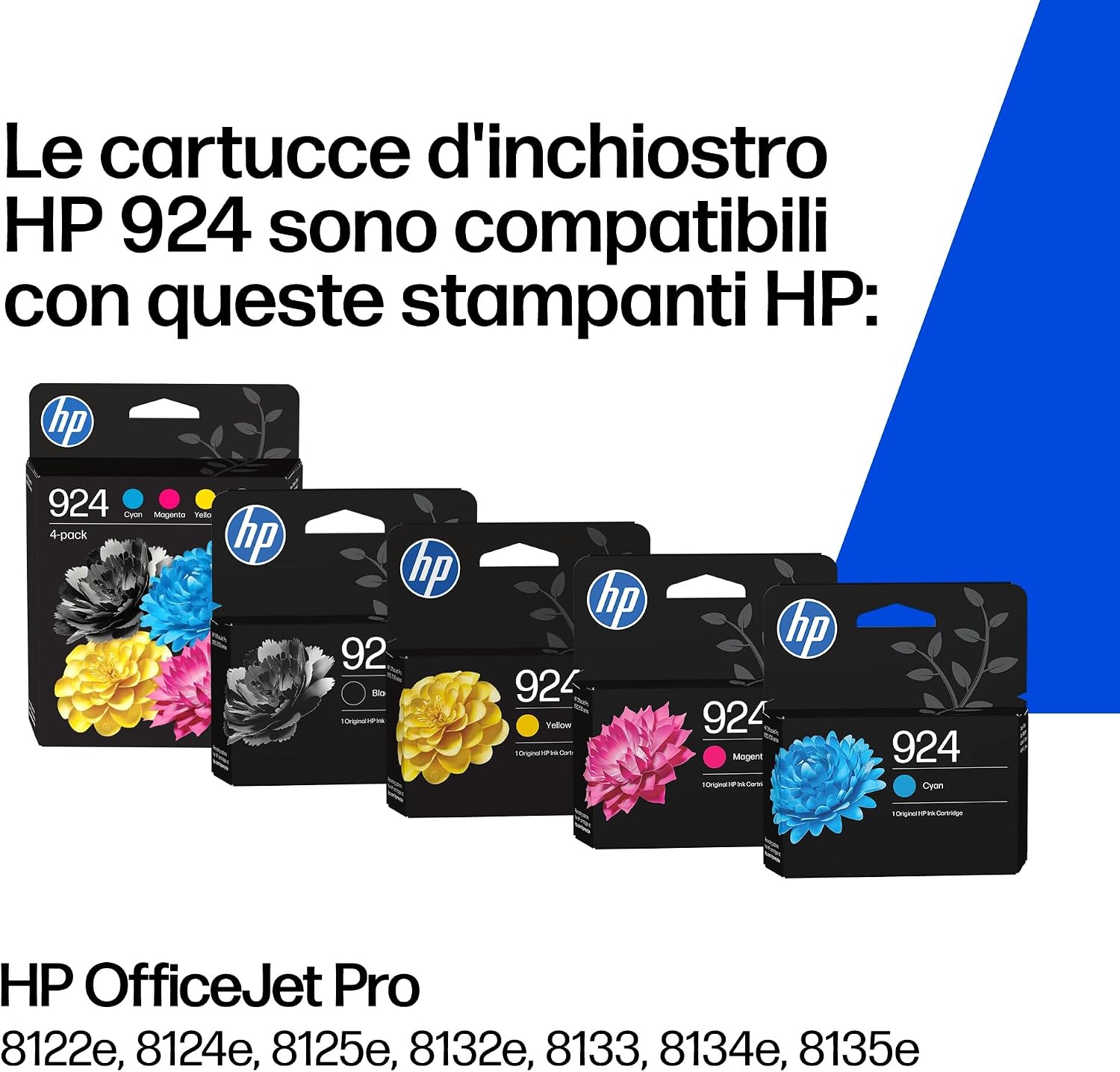 Detalle 2 de HP 924 Black Original cartuccia d'inchiostro: affidabilità HP per stampe chiare