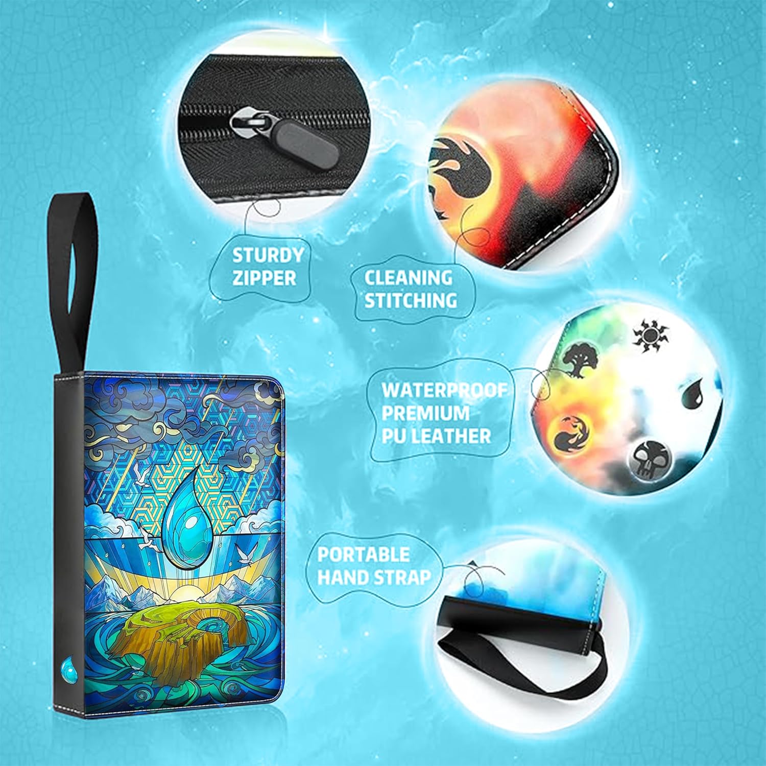 Thumbnail 1 de Card Binder 9-Pocket for Pokémon 900 Cards 📚