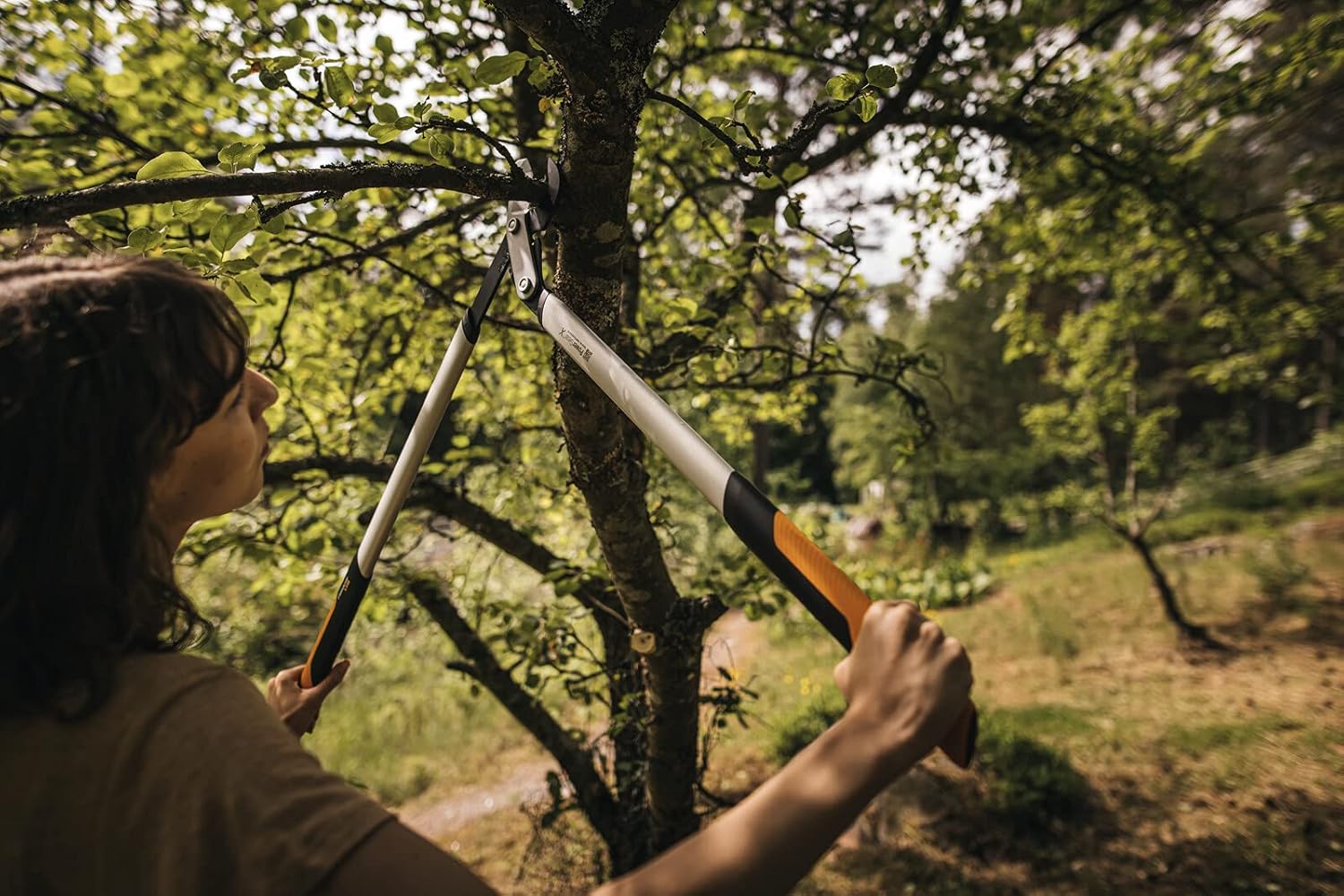 Thumbnail 3 de Fiskars PowerGear X Bypass-Getriebeastschere LX98-L – 80 cm, Antihaftbeschichtet