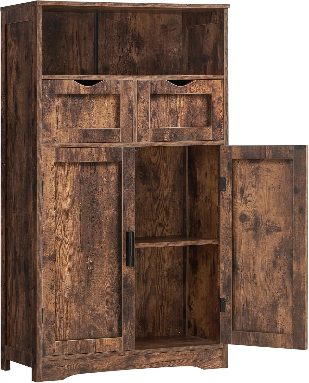 Detalle de IWELL Bathroom Storage Cabinet with 2 Drawers