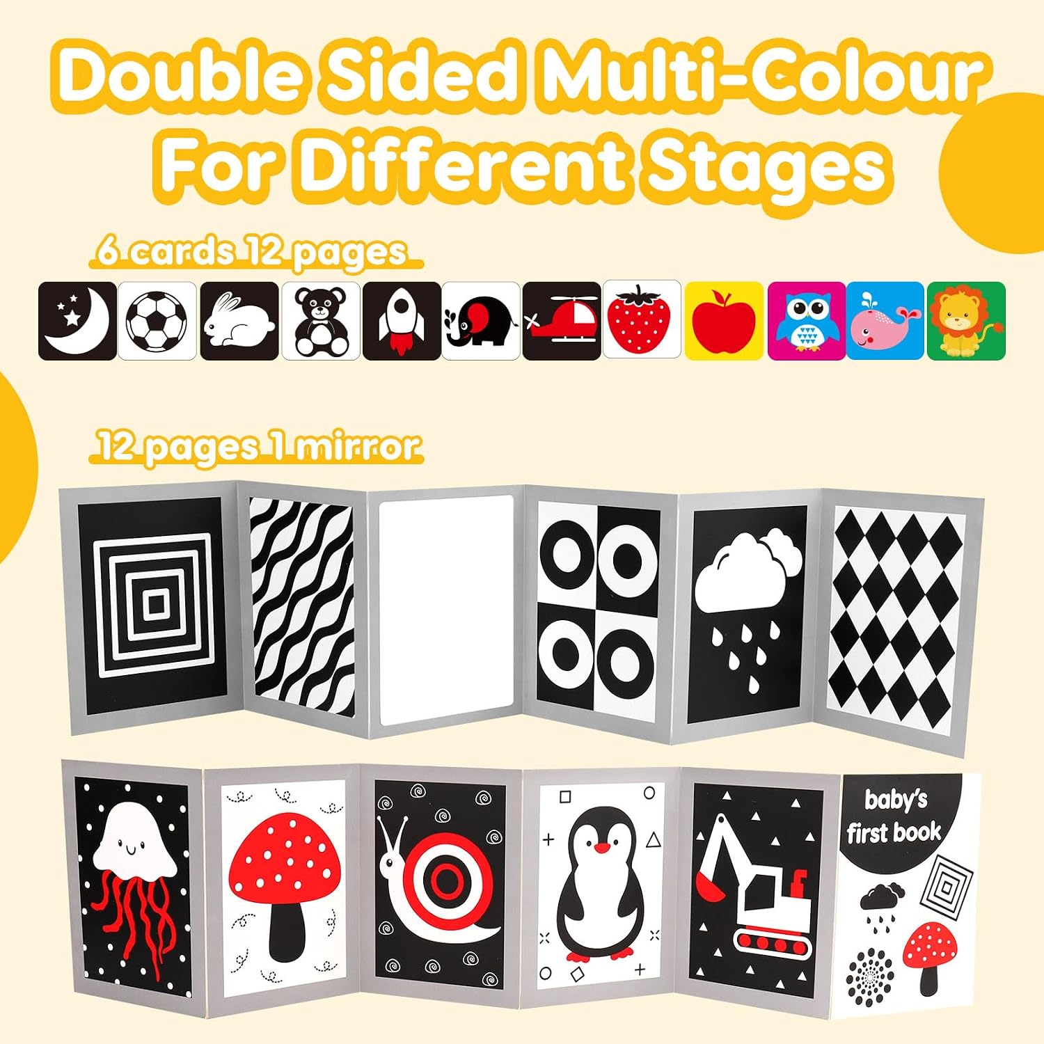 Thumbnail 4 de Lypsochaat Black and White Sensory Toy 11‑pattern