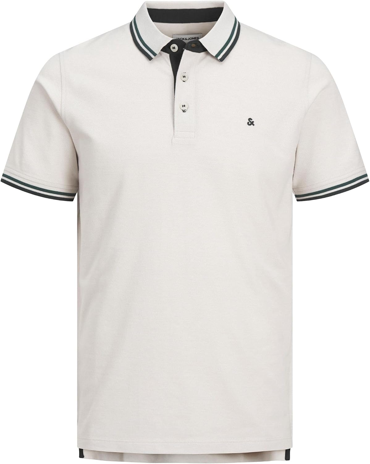 Detalle de Jack & Jones Herren Polo JJepaulos Ss Noos – Polohemd im 1er Pack