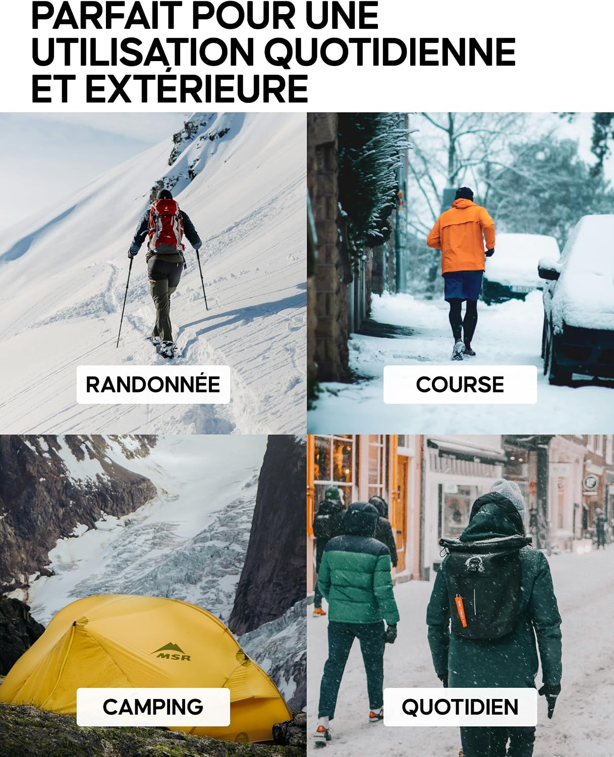 Thumbnail 3 de DANISH ENDURANCE Bonnet mérinos Taille unique 🧣