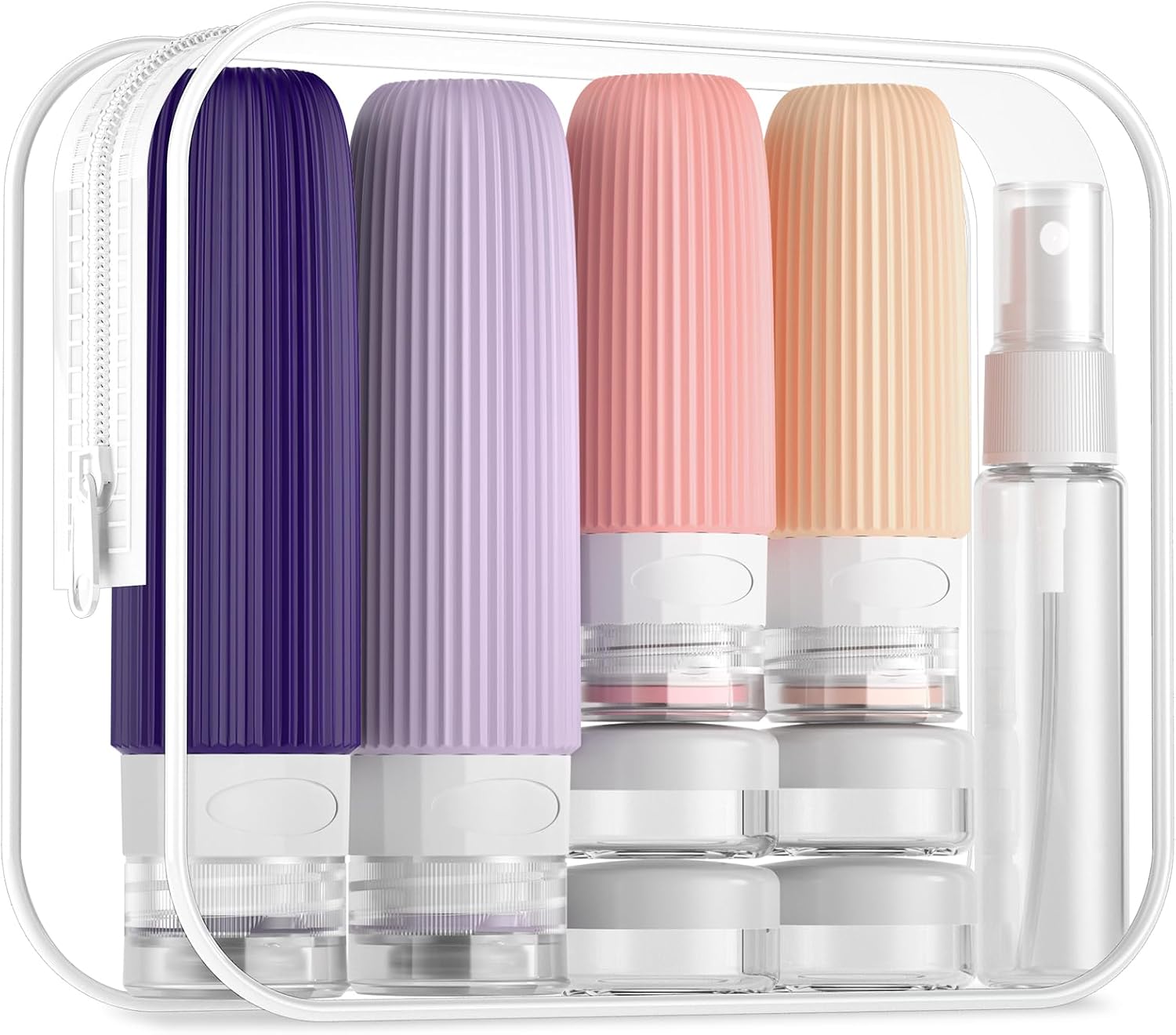 Imagen de Mrsdry Travel Bottles for Toiletries – 16 Pack Silicone Travel Set en OfertitasTOP