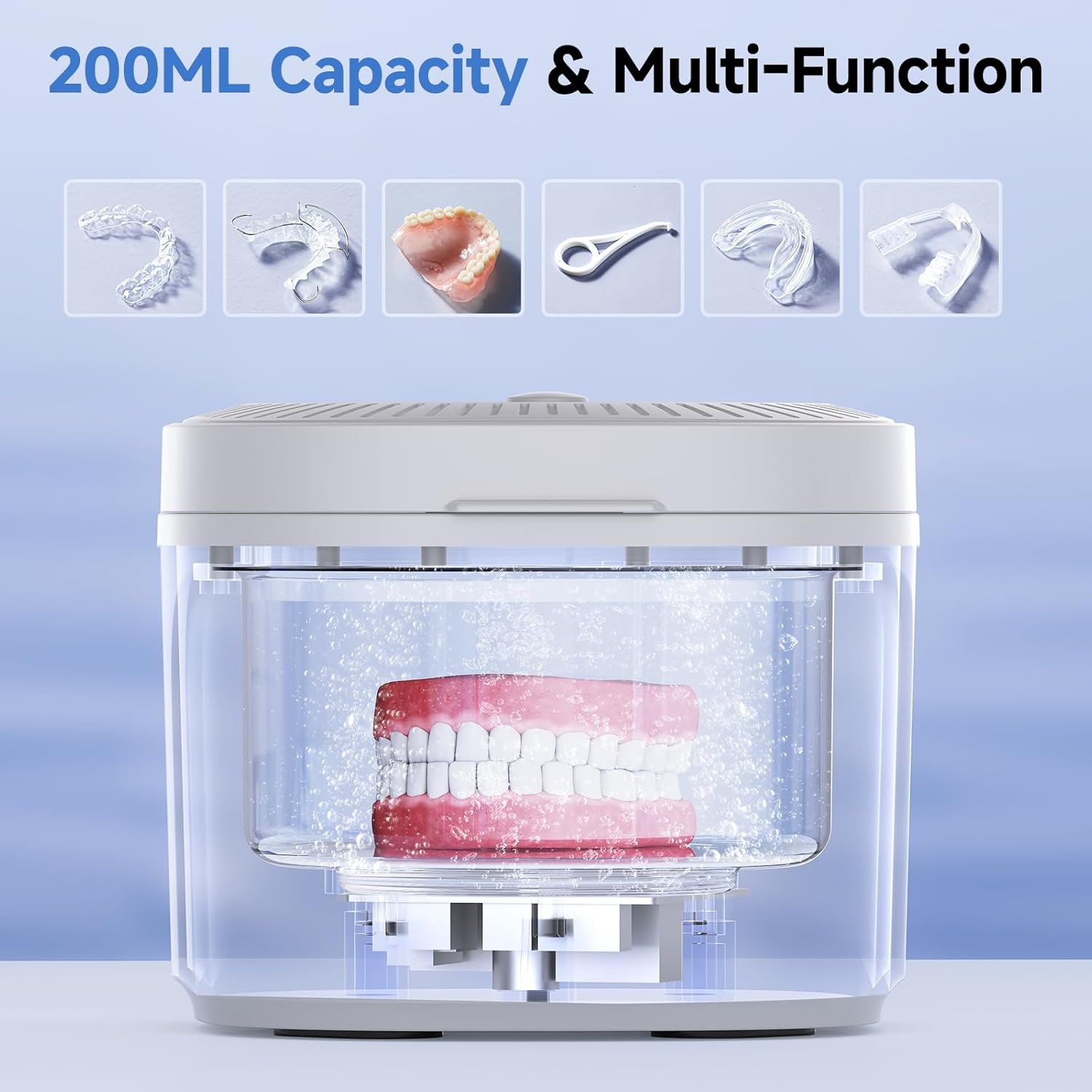 Thumbnail 5 de Gopink Ultrasonic Retainer Cleaner 45KHz