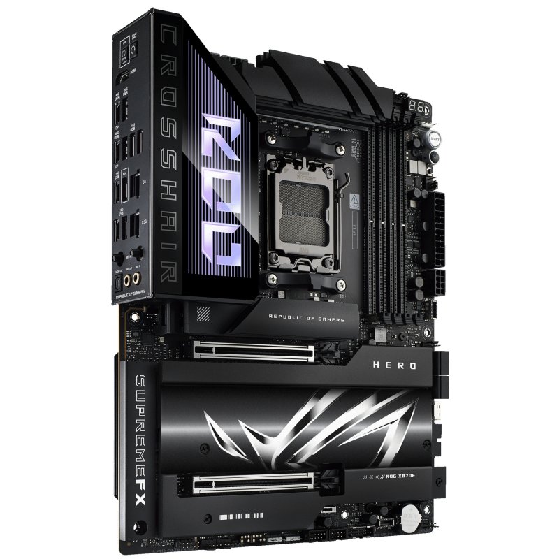 Detalle 2 de ASUS ROG CROSSHAIR X870E HERO placa base ⚙