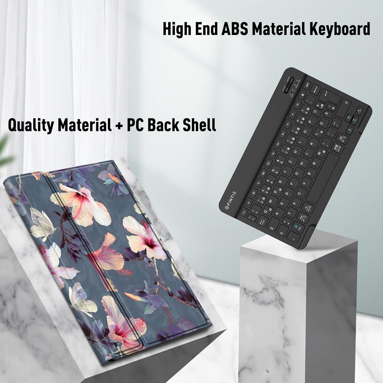 Detalle de FINTIE Tastatur Hülle für Samsung Galaxy Tab A11+ Plus 11" (2025) & Tab A9+ Plus 11" (2023) – abnehmbares Bluetooth-Keyboard Cover