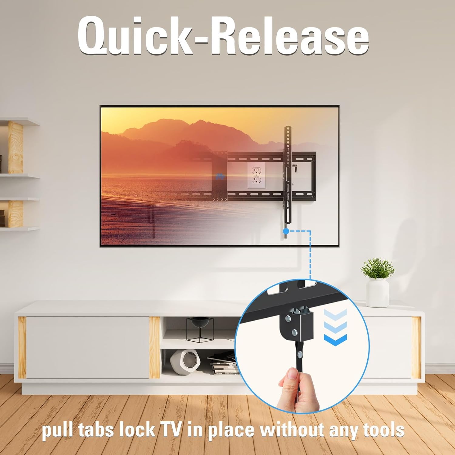 Thumbnail 3 de Mounting Dream Advanced Tilt TV Wall Mount 120 lbs