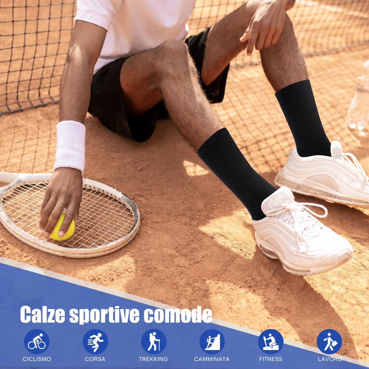 Detalle de SockWaddles Calzini Unisex Uomo Donna - Calze in Cotone senza cuciture, traspiranti, spugna e anti-vescate (6 Paia)