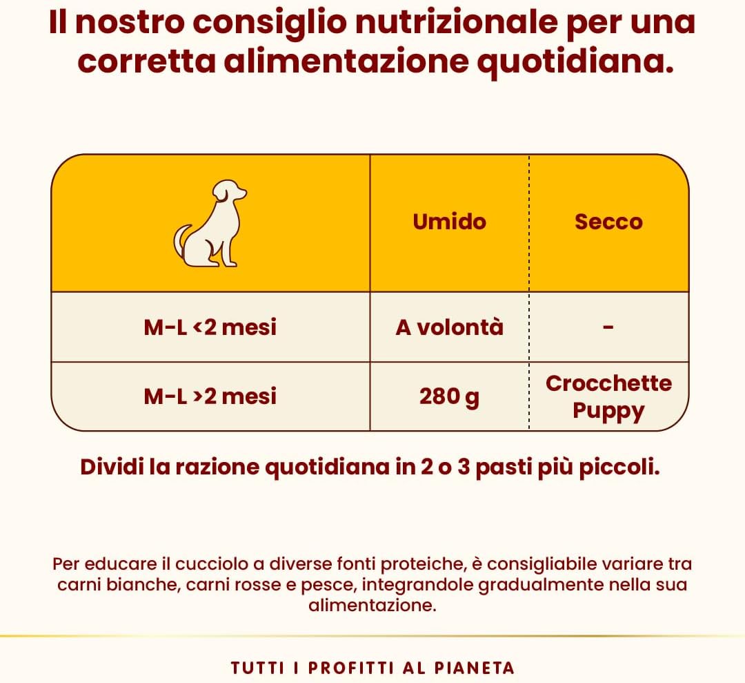 Detalle de Almo Nature HFC Puppy Umido al Pollo – 280 g, confezione da 12: qualità Human Grade per cuccioli