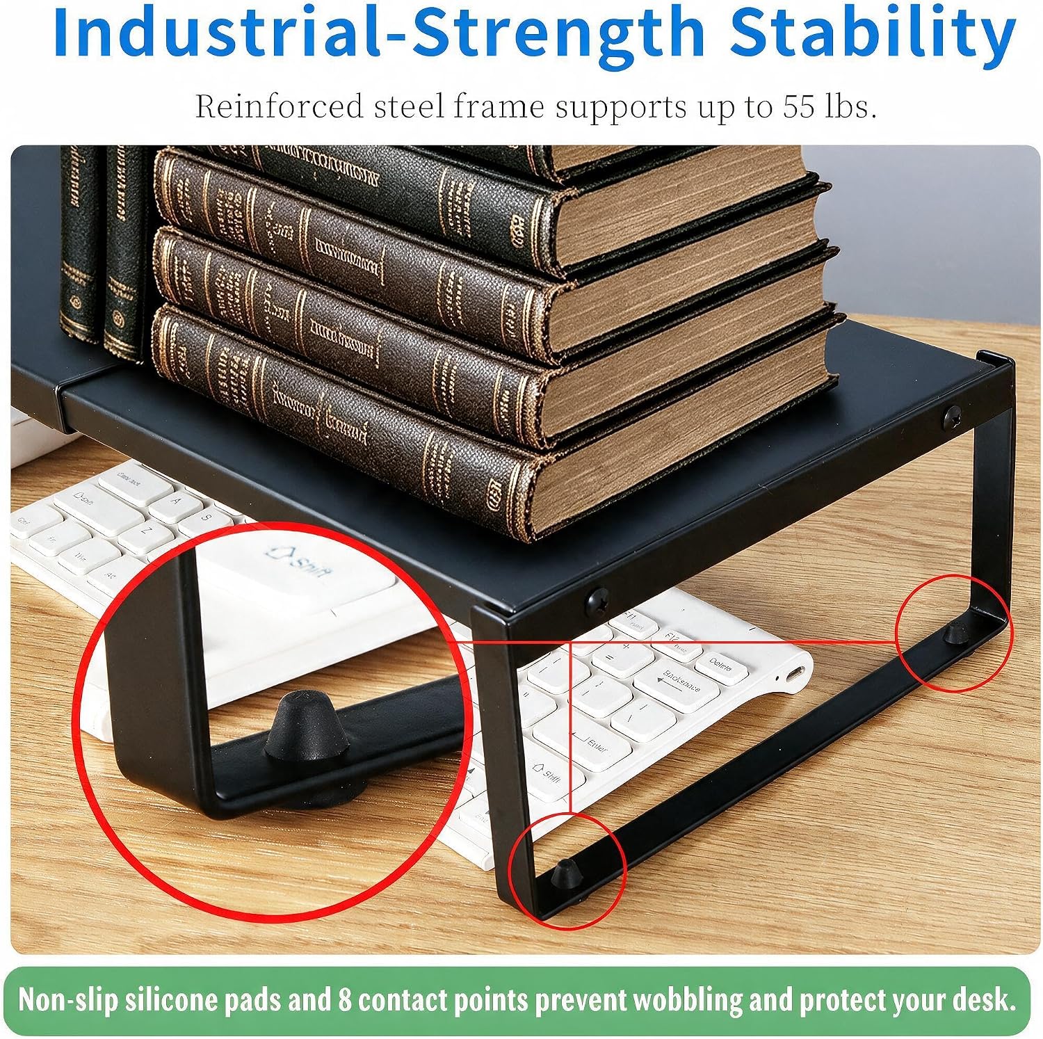 Detalle 2 de Monitor Stand Riser, Metal