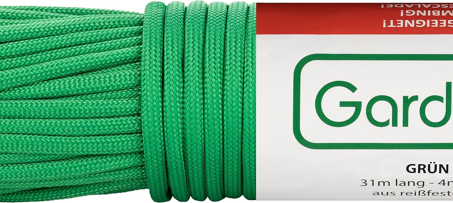 Detalle de GardenMate corde professionnelle 31 m en nylon (paracorde 550) Ø 4 mm – plusieurs coloris