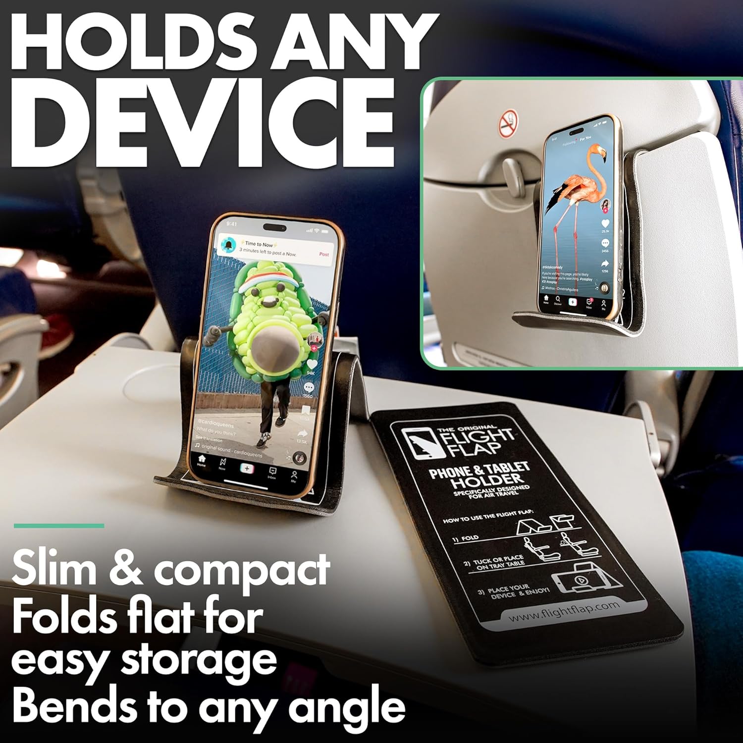 Detalle de Flight Flap Airplane Phone Holder for Travel